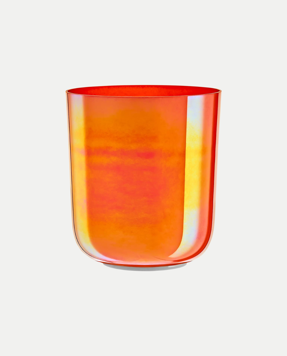 Calice di cristallo | 6.7'' Arancione, Chakra della radice